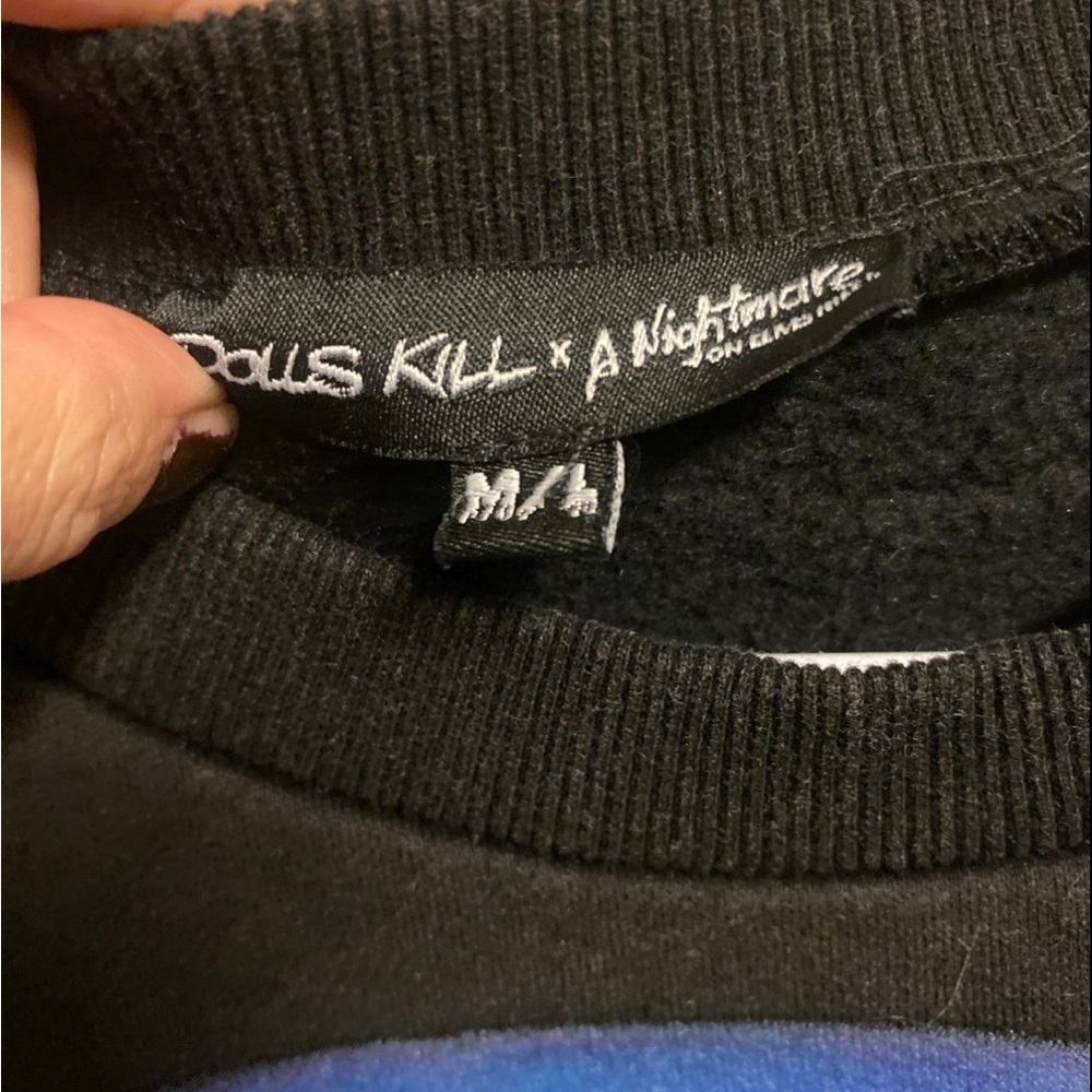 Cozy nightmare on Em Street sweater crewneck Halloween horror - Picture 2 of 3